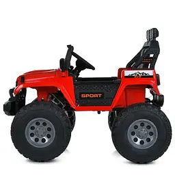 Дитячий електромобіль Bambi Джип M 6204EBLR-3 24V до 60 кг - мініатюра 4