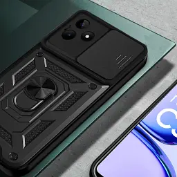 Панель BeCover Military для Realme C53 Black (710701) - мініатюра 4