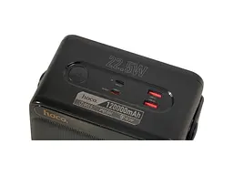 Зовнішній акумулятор (павербанк) Hoco DB101 Zeus 120000mAh 22.5W Black - мініатюра 2