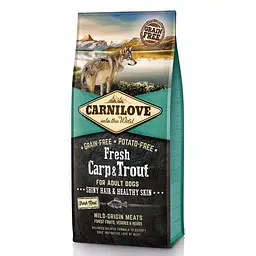 Сухий корм Carnilove Fresh Carp & Trout для дорослих собак 12 кг з карпом і фореллю для дорослих собак усіх порід - мініатюра 2