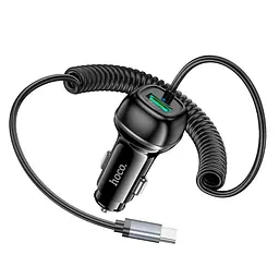 Адаптер автомобільний Hoco Rank Car charger Z58B (Type - C Cable set) |1Type-C, 48W/3A, PD30W/QC| - мініатюра 3
