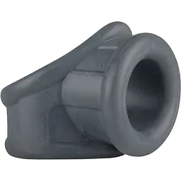 Ерекційне кільце Boners Liquid Silicone 2 in 1 Ballstretcher сірий