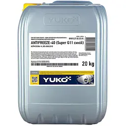 Антифриз Yuko -40 Super G11 20 л синий