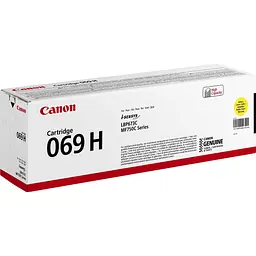 Картридж для БФП Canon 069H 5.5K для MF752Cdw/ MF754Cdw/ LBP673Cdw Yellow (5097C002) [116414] - мініатюра 3