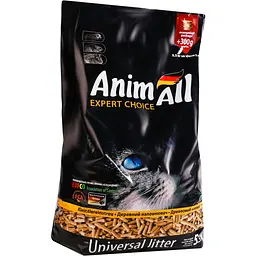 Деревний наповнювач для котячого туалету AnimAll 5.3 кг (111290) - мініатюра 2
