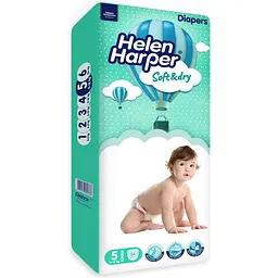 Підгузки Helen Harper Soft & Dry New Junior (5) 11-16 кг 54 шт. - мініатюра 3