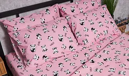 Набір наволочок Moon&Star Бязь Gold Люкс Pandas 60х60 см 2 шт - мініатюра 2