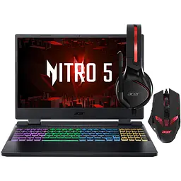 Ноутбук Ігровий ACER Nitro 5 AN515-58-57FK, Intel Core i5-12500H до 4.5GHz, 15.6" Full HD, 8GB, SSD 512GB, NVIDIA GeForce RTX 4050 6GB, Free Dos
