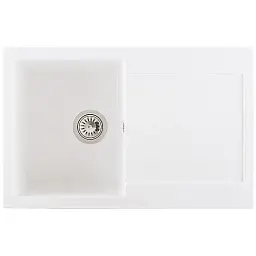 Мийка кухонна Interline VEGA white