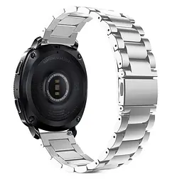 Металевий ремінець Primo для годинника Samsung Sport Gear (SM-R600) Silver - мініатюра 2