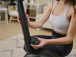 Велотренажер Hop-Sport HS-2080 Spark чорно-золотистий (2020) - мініатюра 16