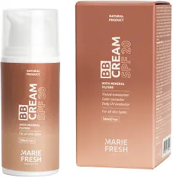 Тонувальний крем Marie Fresh Cosmetics BB Cream SPF20 30 мл - мініатюра 2