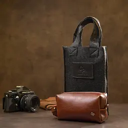Чоловіча шкіряна косметичка GRANDE PELLE 15х10х7 см acs0018594 - мініатюра 7