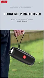 Портативна акустика XO f27 Bluetooth Speaker бездротова чорна - мініатюра 3