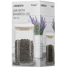 Банка для зберігання Ardesto Fresh 700ml, квадратна - мініатюра 3