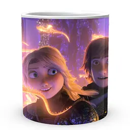 Кухоль GeekLand How to Train Your Dragon Як приборкати дракона Іккінг Астрід HTD 01 330 мл білий - мініатюра 2