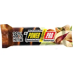 Протеїновий батончик Power Pro Нутела 36% Фісташкове праліне 20 шт. x 60 г