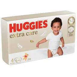 Підгузки Huggies Extra Care 4 (8-16 кг) 60 шт (5029053578118) - мініатюра 2