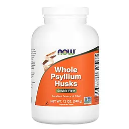 Подорожник (Псилиум) Whole Psyllium Husks 340 грамм NOW vit0005107