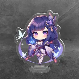 Акрилова колекційна фігурка Геншин Імпакт - Genshin Impact Chibi Сегун Райден 3 10 см