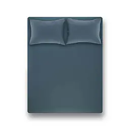 Простирадло на резинці з наволочкою Penelope - Laura petrol петроль 100x200+50x70