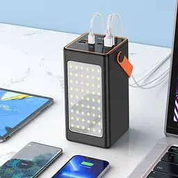 Портативний ЗП Power Bank Hoco J107 Super 22.5W 90000 mAh Black - мініатюра 5