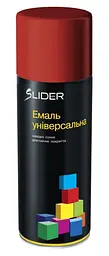 Фарба аерозольна емаль SLIDER RAL 3002 кармін-червоний 400мл