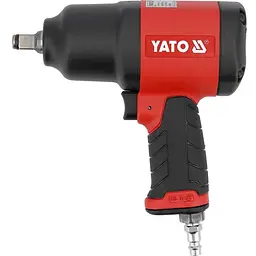 Гайковерт ударний пневматичний YATO квадрат 1/2 F=1800 Nm спожив. повітря-180 л/хв. тиск-0.65 MPa (YT-09546)