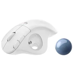 Мишка бездротова Logitech M575 Ergo Offwhite 910-006438 White - мініатюра 4