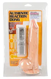 Реалістичний вібратор Nmc Authentic Reaction, 22 см (тілесний) - мініатюра 5