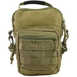 Сумка на плече Kombat UK Hex-Stop Explorer Shoulder Bag Койот (KB-HSESB-COY) - мініатюра 4