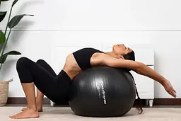 М'яч для фітнесу (фітбол) Power System PS-4011 Ø55 cm PRO Gymball Black (4011BK-0) - мініатюра 7