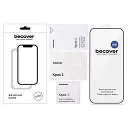 Скло захисне BeCover 10D Xiaomi 17 Black (715710) - мініатюра 2