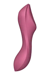 Вібратор Satisfyer Curvy Trinity 3 Вакуумний та стимулятор для точки G, 17.5х5.3 см червоний - мініатюра 2