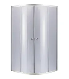 Набір Lidz Душова кабіна Latwa SC90x90.SAT.LOW.GR, напівкругла, скло тоноване 4 мм + Душовий піддон Kapielka ST90x90x15 - мініатюра 2