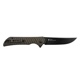 Ніж складаний туристичний Ruike P122-MB, (9.2 см) 14C28N / мікарта коричневий - мініатюра 4