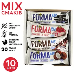 Батончик Forma Bar, 10x60 грам MIX FitWin fit0018265 - мініатюра 1