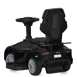 Дитячий електромобіль-толокар 2 в 1 Bambi M 5777EBL-2 до 23 кг - мініатюра 3