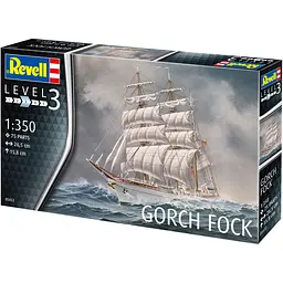 Збірна модель-копія Revell Корабель Gorch Fock 1:350 (RVL-05432) - мініатюра 2