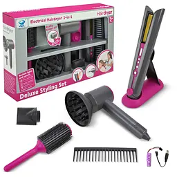 Ігровий набір перукаря Deluxe Styling Set з феном та аксесуарами (1019)