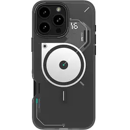 Прозорий чохол Aulumu A16 Frosted Case Translucent Gray, що світиться в темряві, для iPhone 16 Pro Max - мініатюра 4