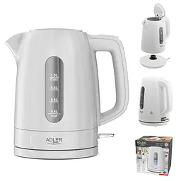 Електрочайник Adler AD 1380 white - мініатюра 4