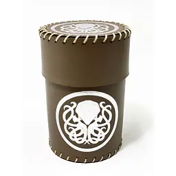 Настільна гра Планета Ігор Чаша для кубиків Ктулху (коричнева) (Dice cup Cthulhu brown) (pi-dc002)
