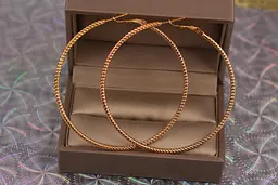 Сережки Xuping Jewelry гранні 6 см золотисті