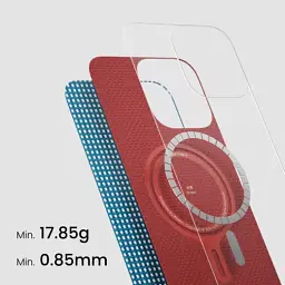 Карбоновий чохол Pitaka Ultra-Slim Case Ocean Blue для iPhone 16 Pro Max (KI1602POCE) - мініатюра 5