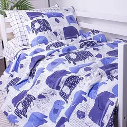 Простирадло MirSon Kids Time Бязь, 17-0133, Elephant - мініатюра 6