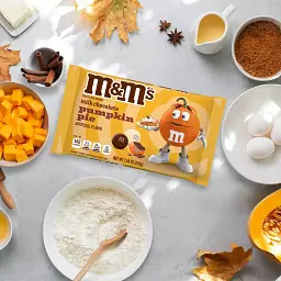 Драже M&M's Halloween Milk Chocolate Pumpkin Pie Candy 210 г - мініатюра 3