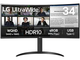 Монітор LG UltraWide (34WR55QK-B)