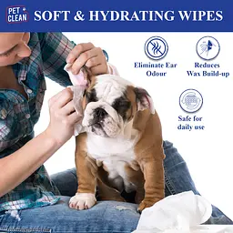 Серветки вологі Pet Clean Eye & Ear Wipes для гігієни очей та вух домашніх тварин 50 шт. - мініатюра 4
