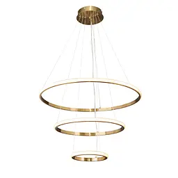 Люстра світлодіодна Levistella 7521017 GAB, 84W, три режими світла, бронзова, сучасний стиль, стельова - мініатюра 3